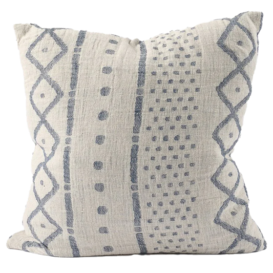 Senza linen blend cushion cover ink 50cm