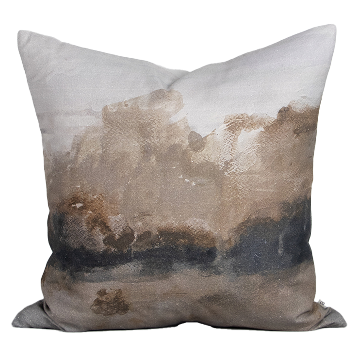 Seraphine linen cotton blend cushion cover 50cm