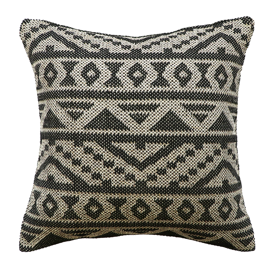 Sifiso outdoor cushion black taupe 50cm