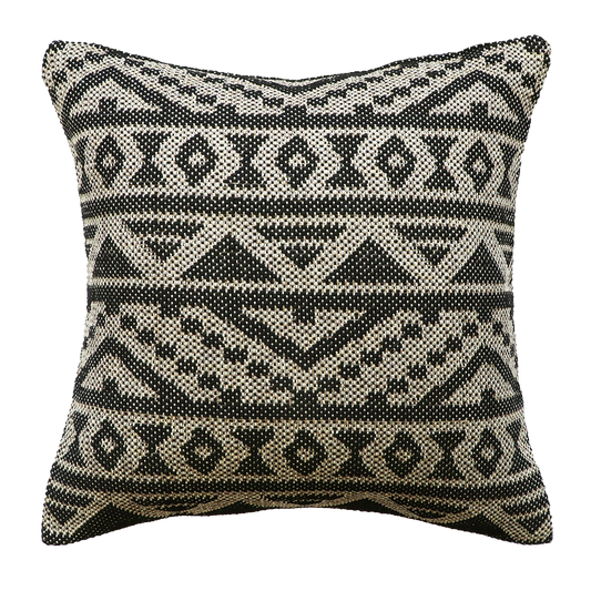Sifiso outdoor cushion black taupe 50cm