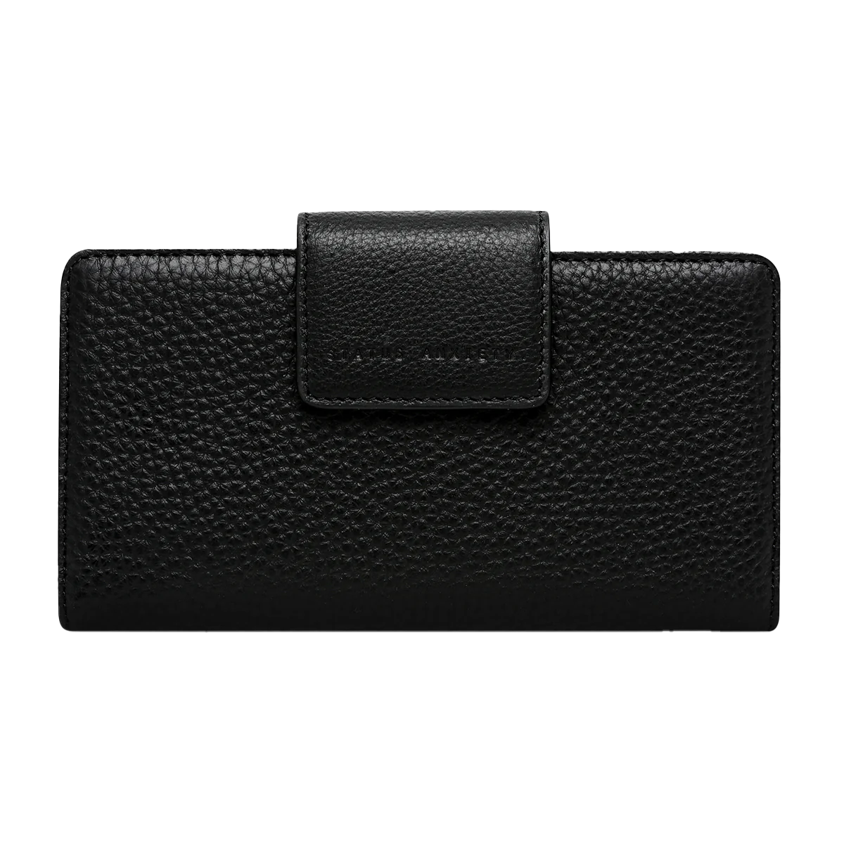 Ruins leather wallet black