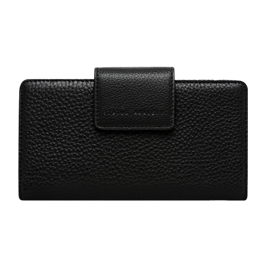 Ruins leather wallet black