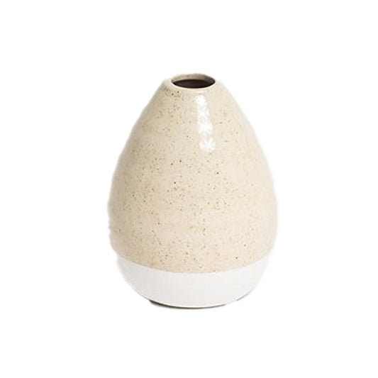 Ceramic marina vase natural