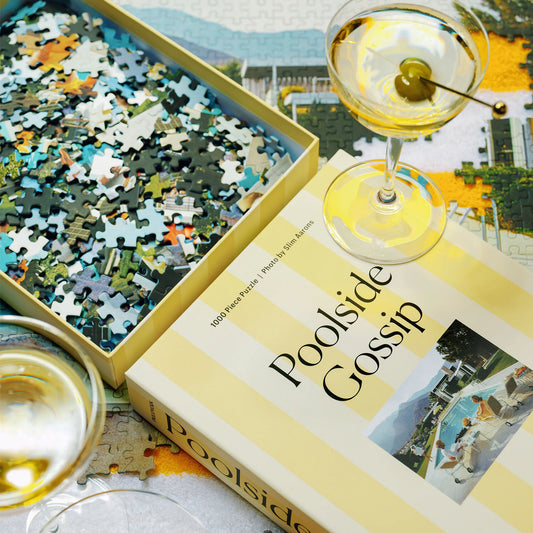 1000-piece Slim Aarons jigsaw puzzle Poolside Gossip