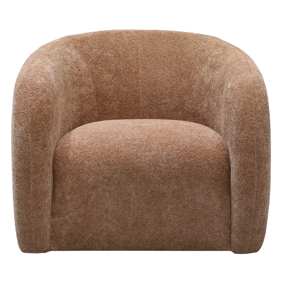 Maxwell swivel chair caramel