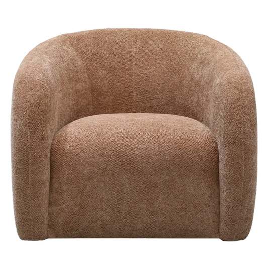 Maxwell swivel chair caramel