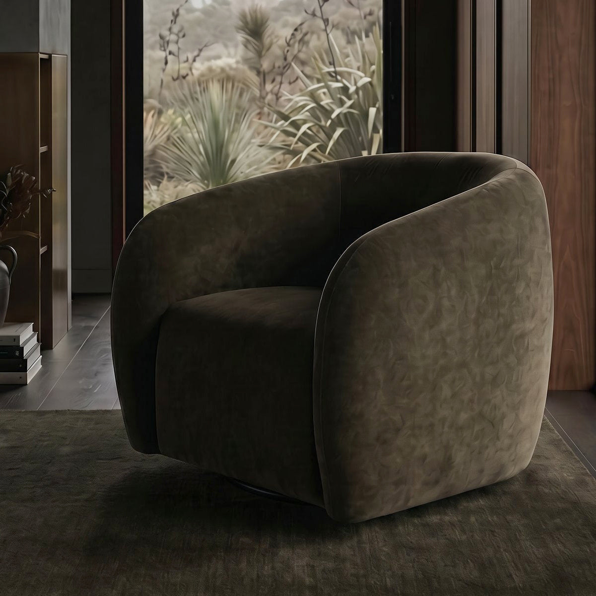 Maxwell swivel chair moss