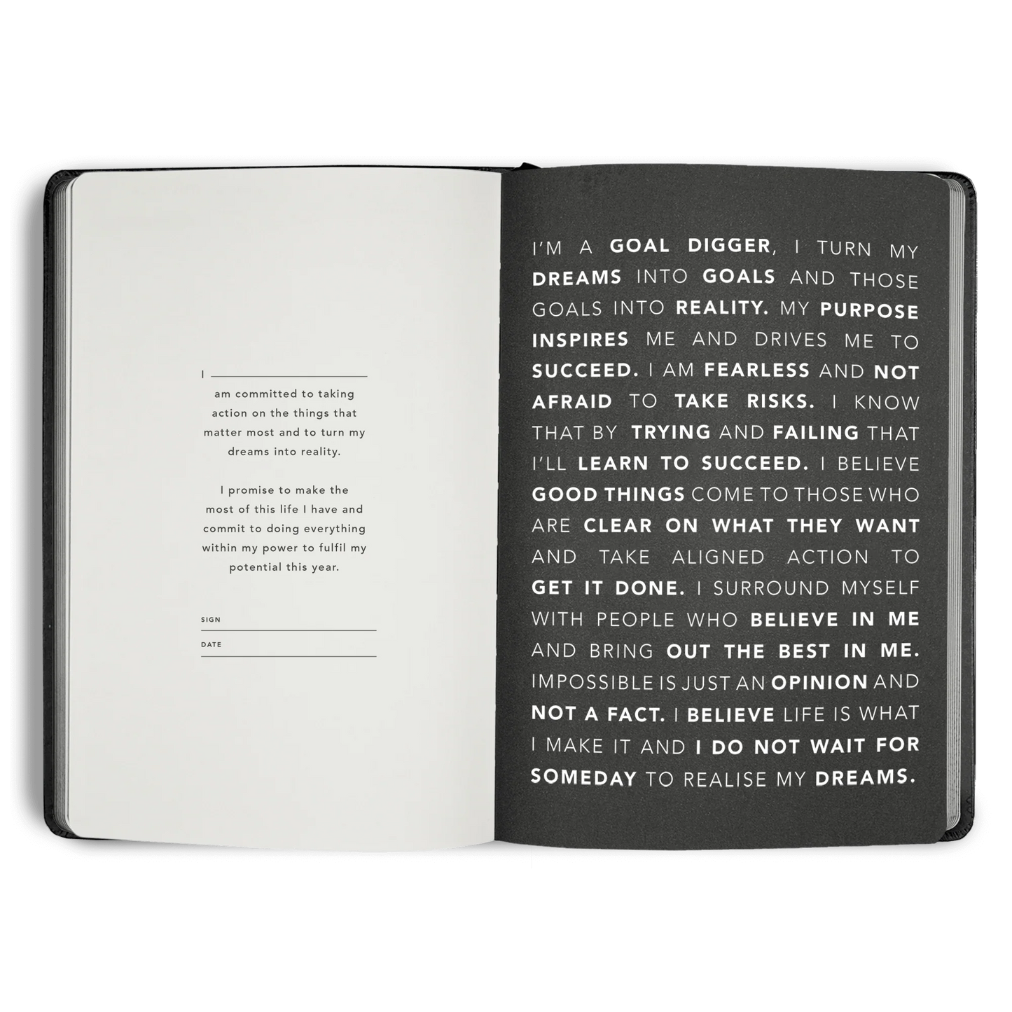 2026 Get Shit Done diary weekly spread A5