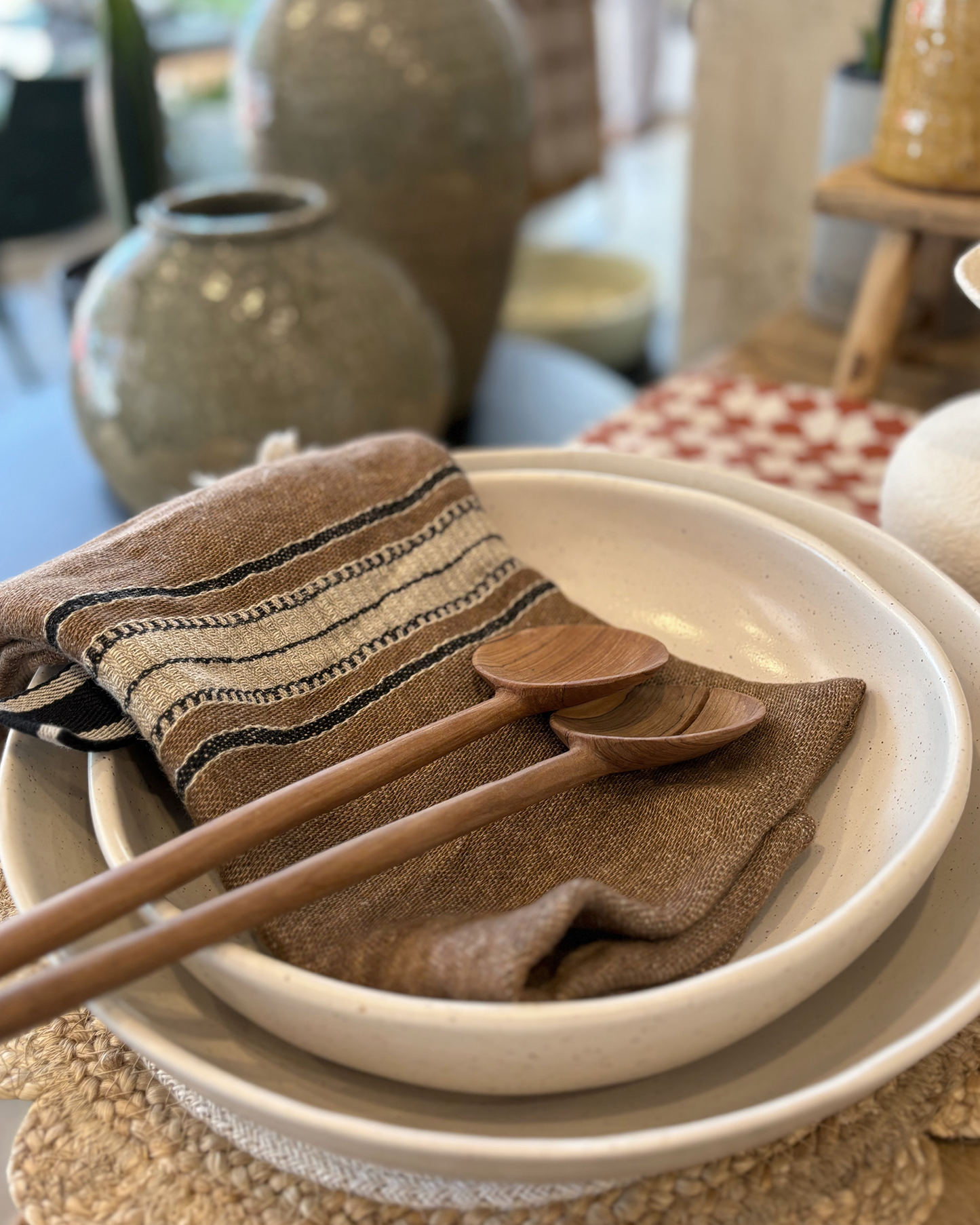 Belgian linen hand towel bruges