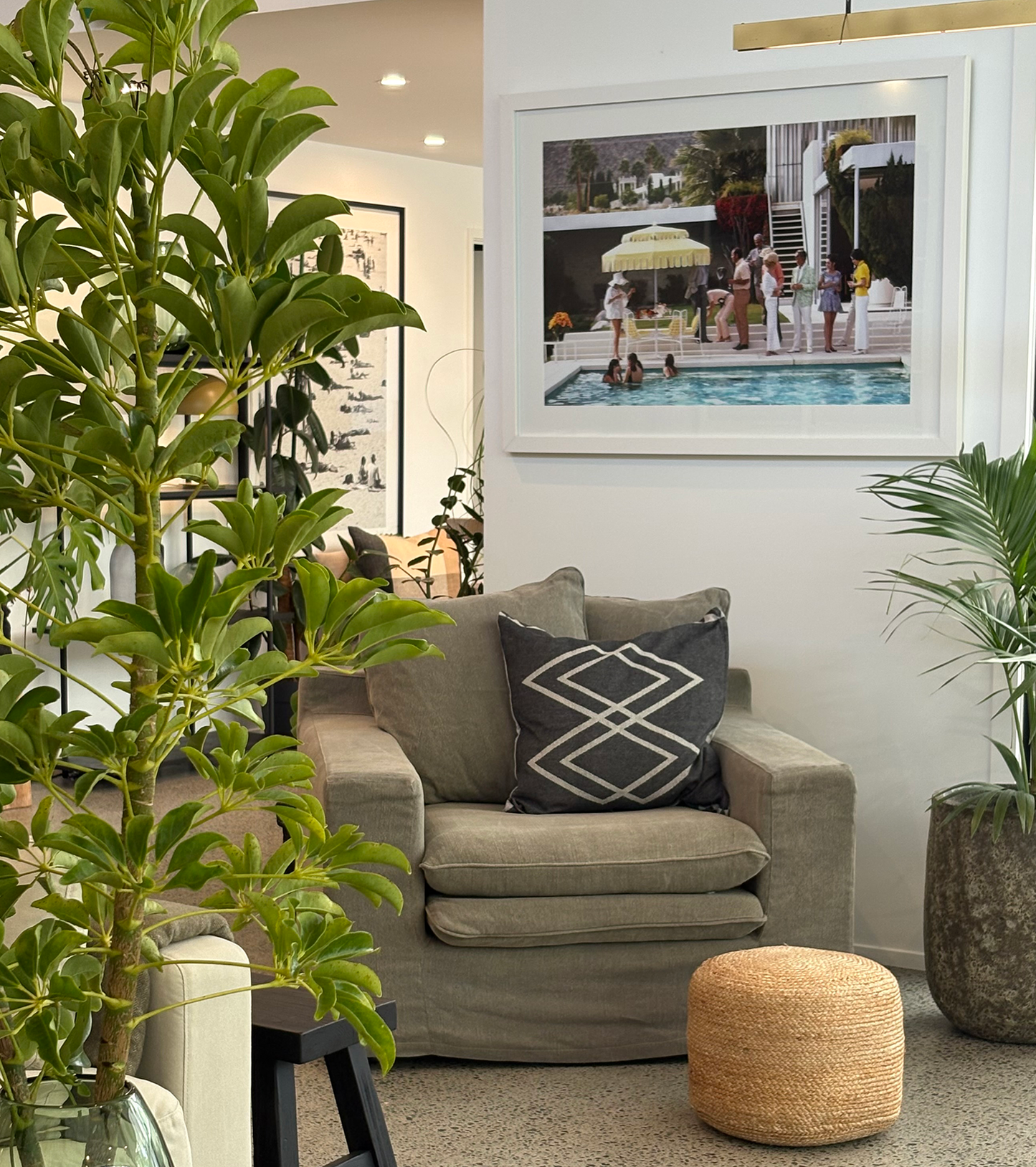 Slim Aarons 'Poolside Party 2' photographic print