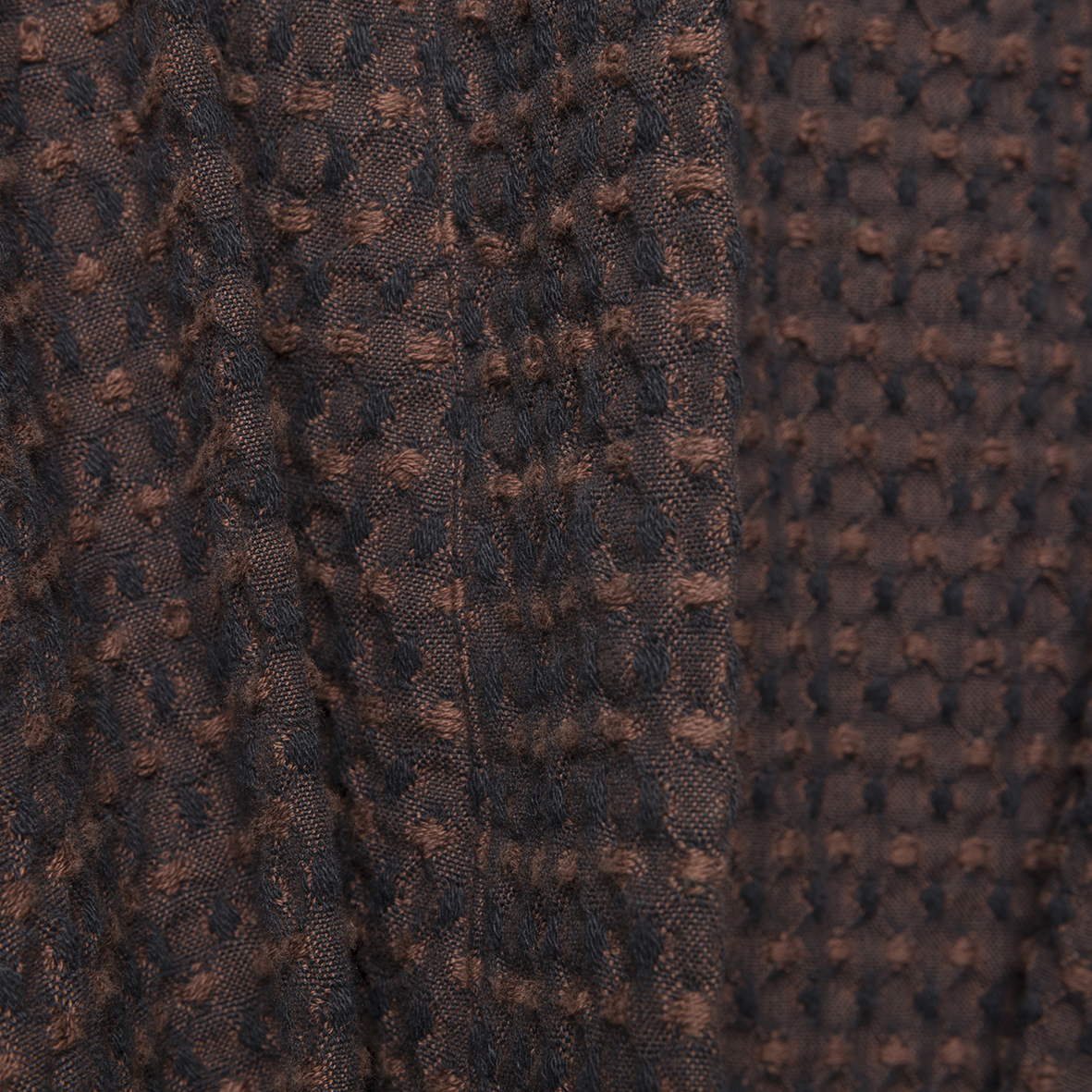 Aalto womens robe midnight & mahogany