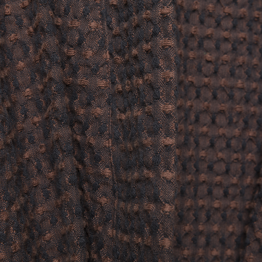 Aalto womens robe midnight & mahogany