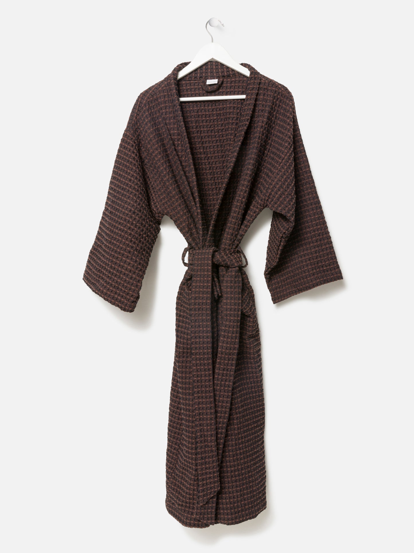 Aalto womens robe midnight & mahogany