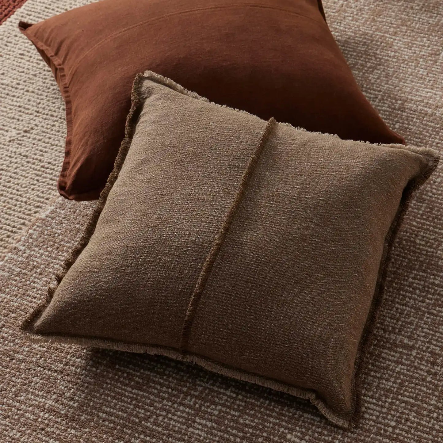 Adela cushion cover 50cm cocoa