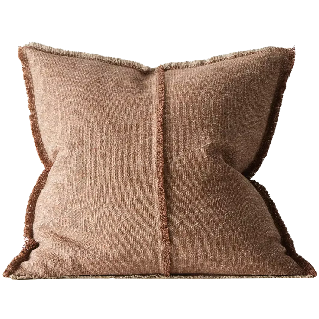 Adela cushion cover 50cm rust