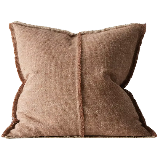 Adela cushion cover 50cm rust