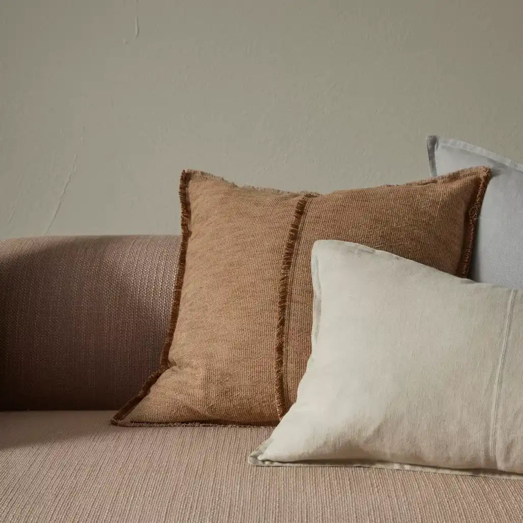 Adela cushion cover 50cm rust