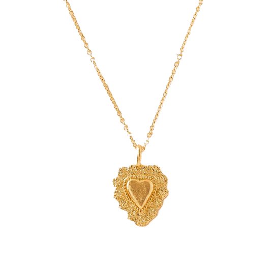 Agapée Aphrodite heart necklace gold