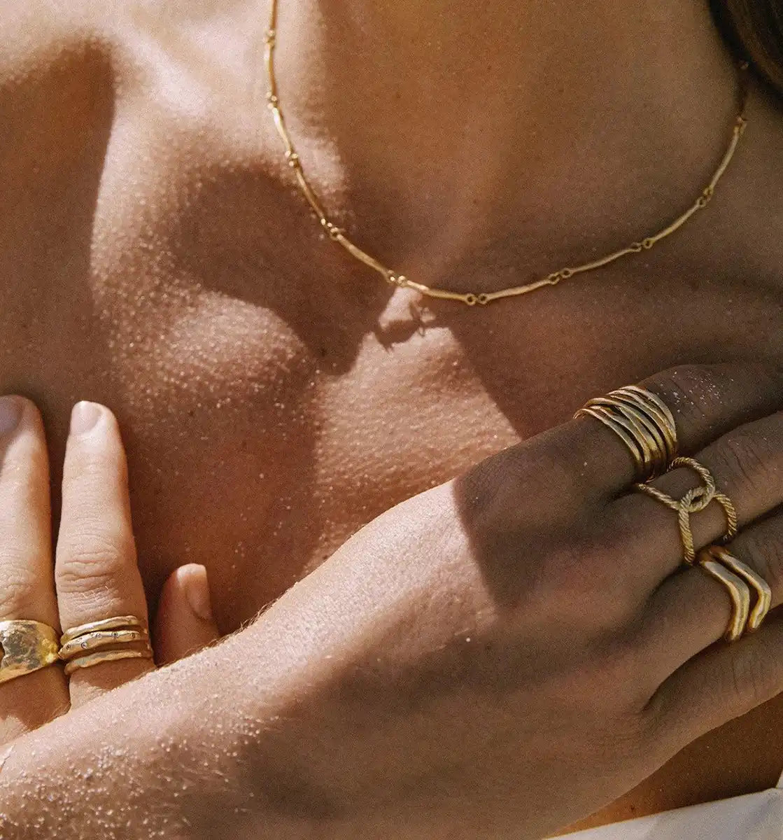 Agapée Archi adjustable ring gold