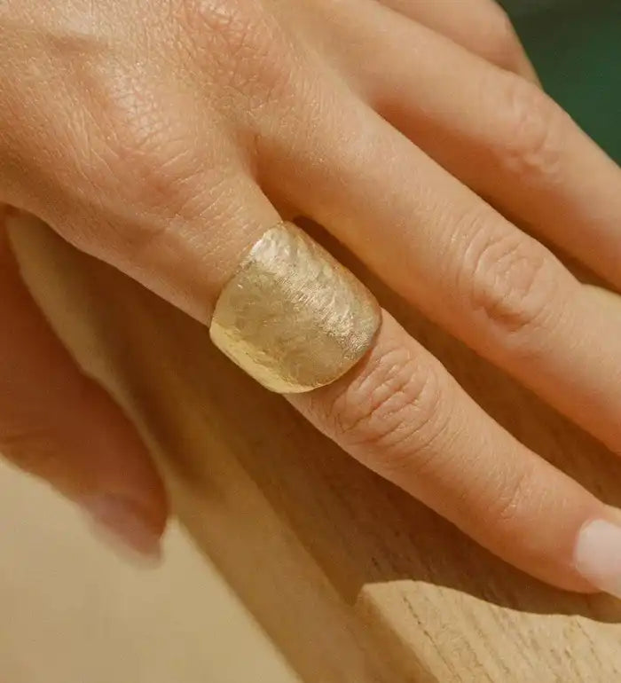 Agapée Lunaïs adjustable ring gold