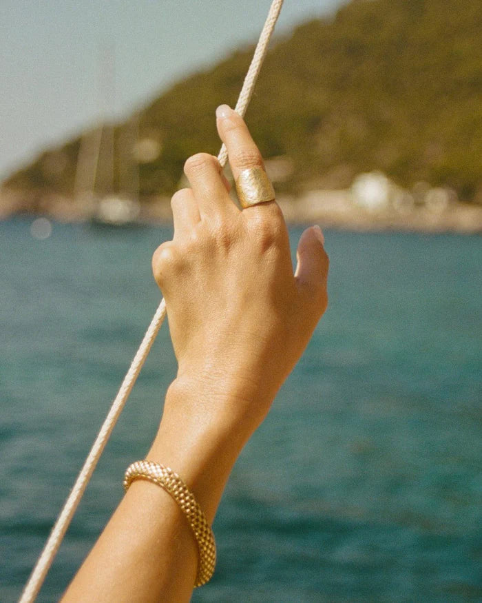 Agapée Lunaïs adjustable ring gold