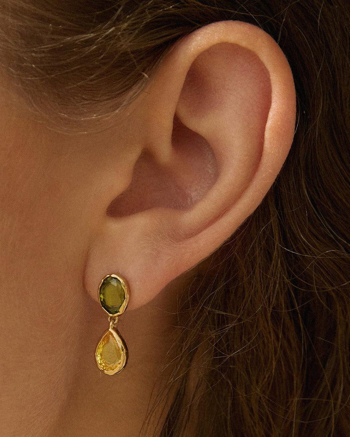 Agapée Pedra drop earrings