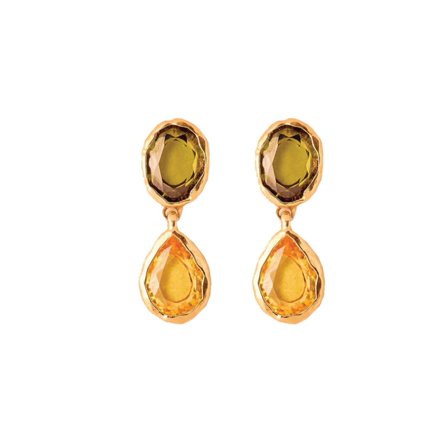 Agapée Pedra drop earrings