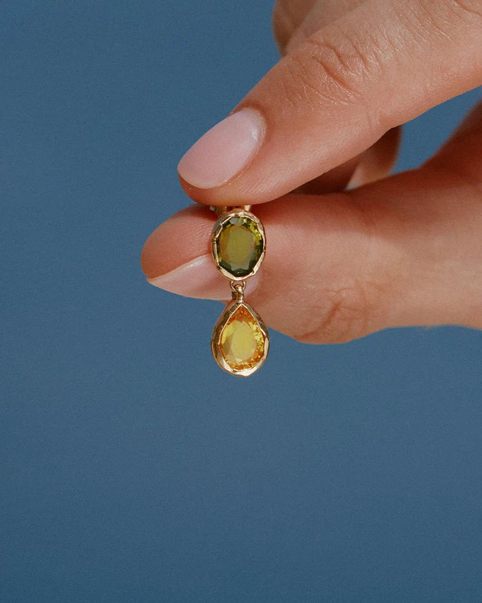 Agapée Pedra drop earrings