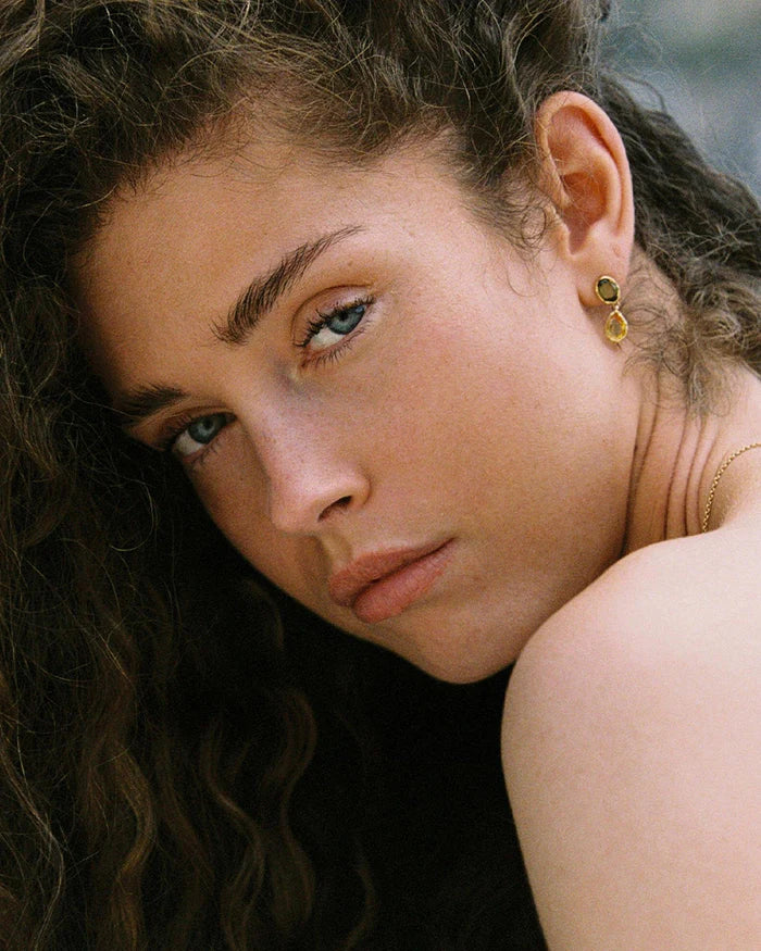 Agapée Pedra drop earrings