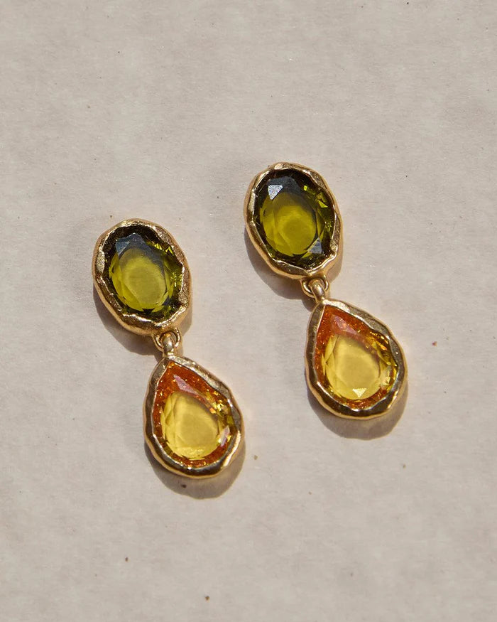 Agapée Pedra drop earrings