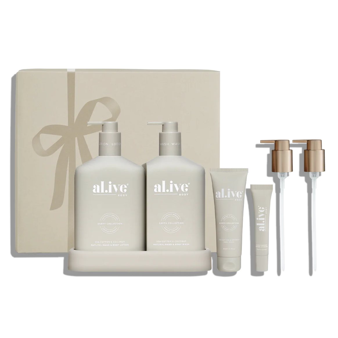 Al.ive iconic body set sea cotton and coconut