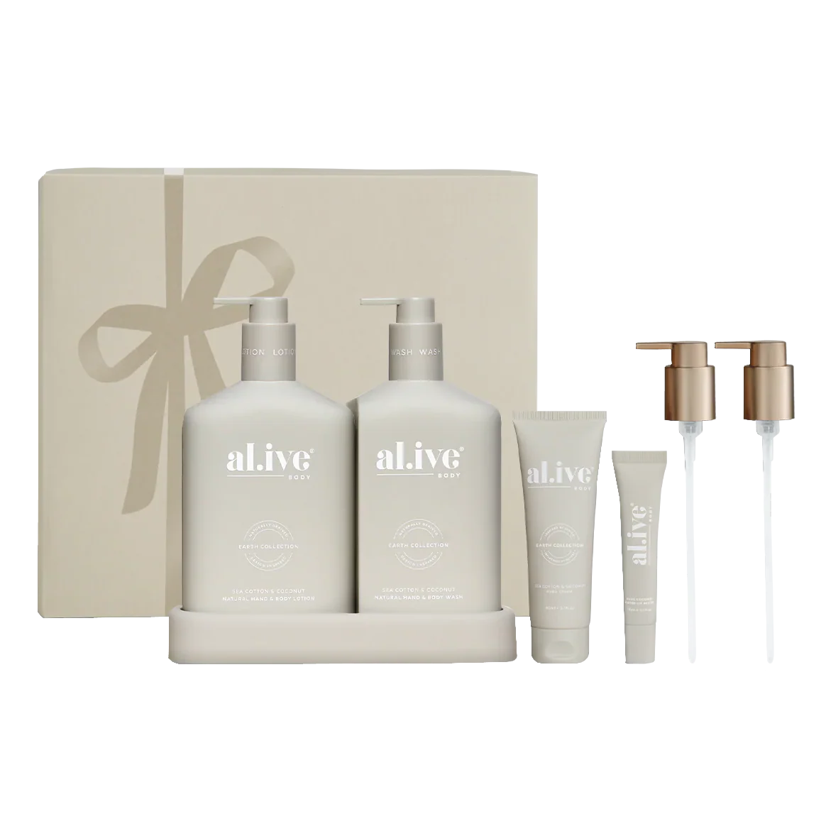 Al.ive iconic body set sea cotton and coconut