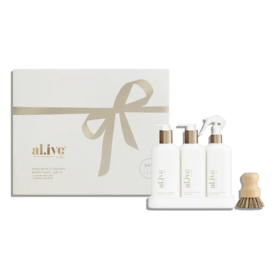 Al.ive kitchen trio gift set lemon myrtle & honeydew