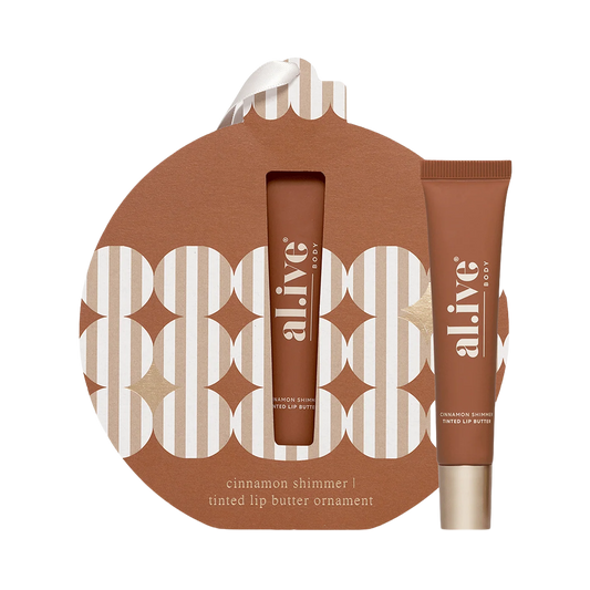 Al.ive tinted lip butter ornament cinnamon & citrus