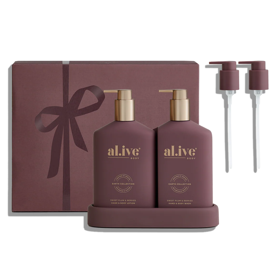 Al.ive wash + lotion duo sweet plum and berries