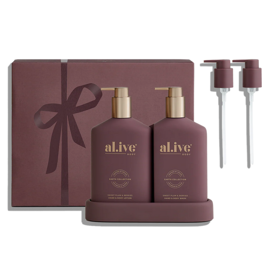 Al.ive wash + lotion duo sweet plum and berries