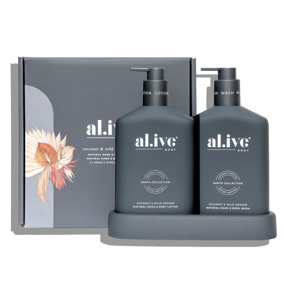 Al.ive wash + lotion duo coconut & wild orange 500ml