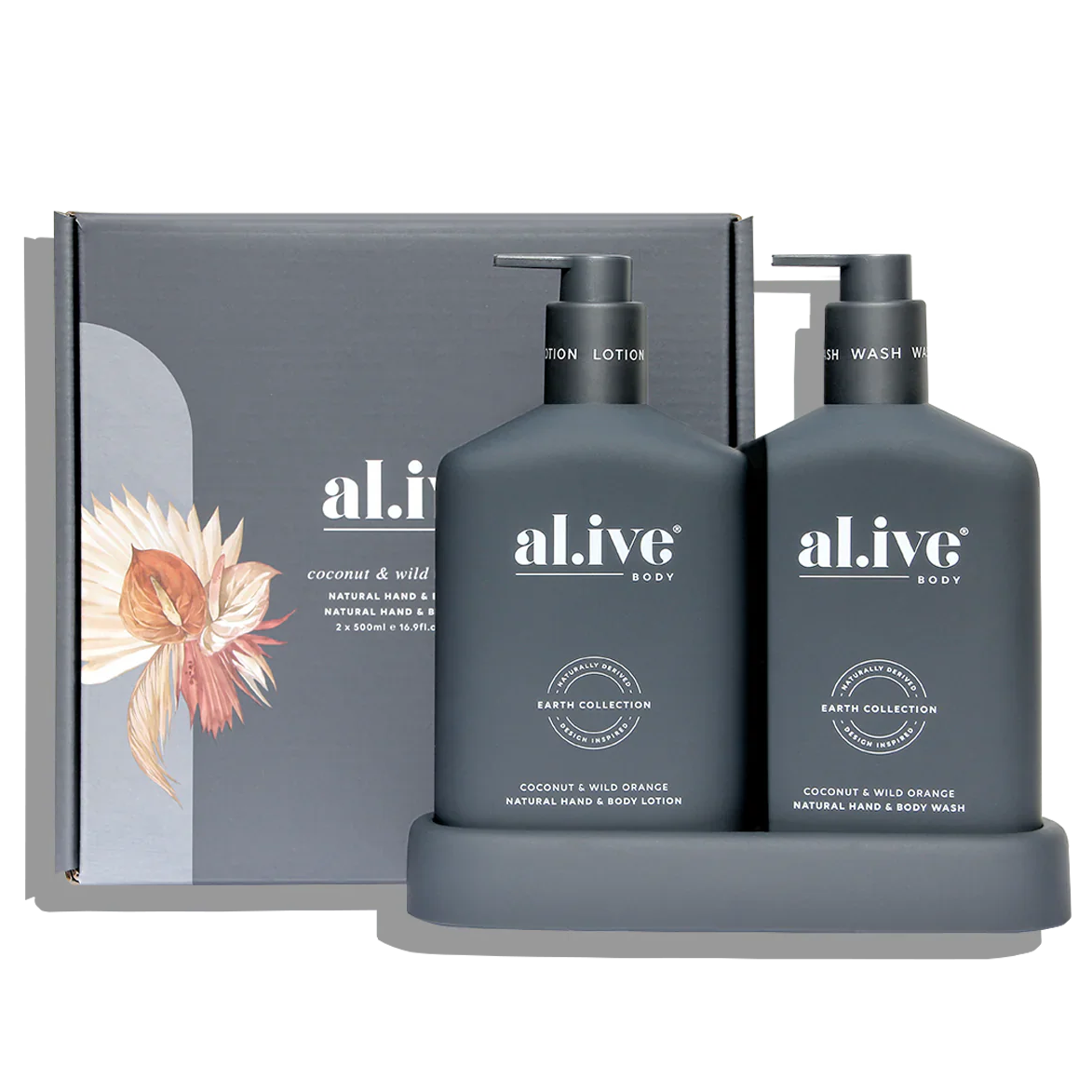 Al.ive wash + lotion duo coconut & wild orange 500ml