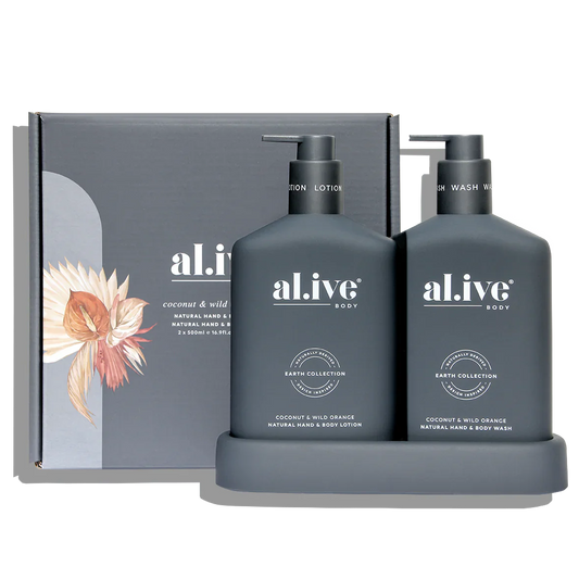 Al.ive wash + lotion duo coconut & wild orange 500ml
