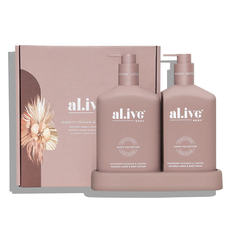 Al.ive wash + lotion duo raspberry blossom & juniper 500ml