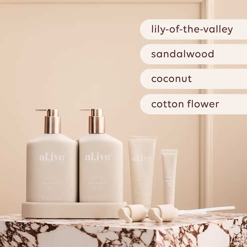 Al.ive iconic body set sea cotton and coconut