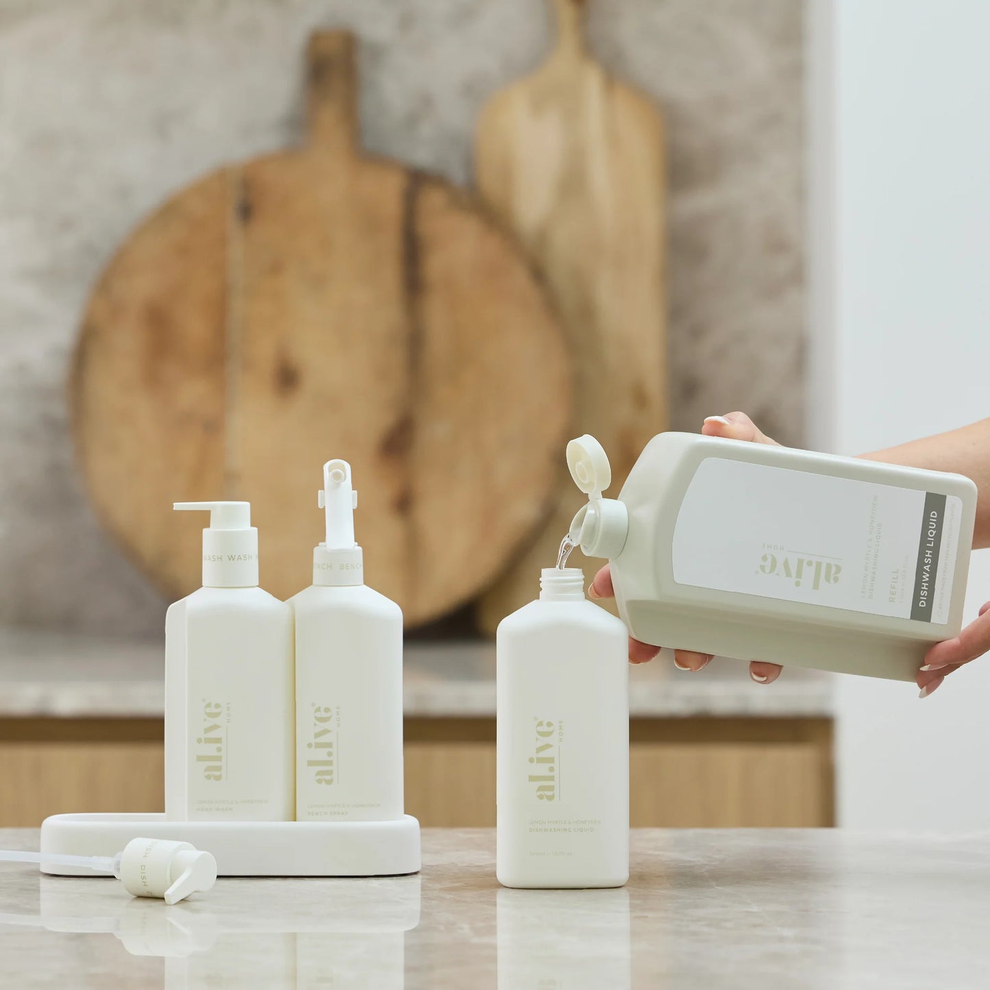 Al.ive lemon myrtle & honeydew dish wash refill 1000ml