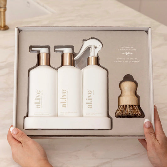 Al.ive kitchen trio gift set lemon myrtle & honeydew