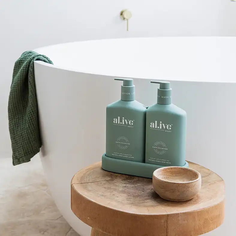 Al.ive wash + lotion duo kaffir lime & green tea 500ml