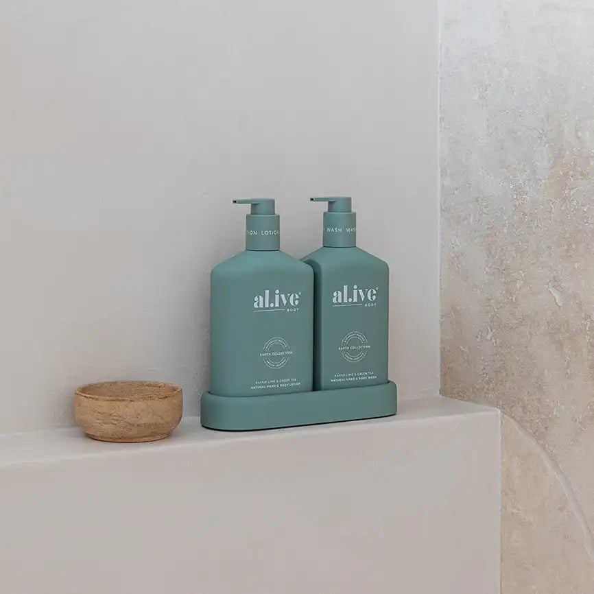Al.ive wash + lotion duo kaffir lime & green tea 500ml