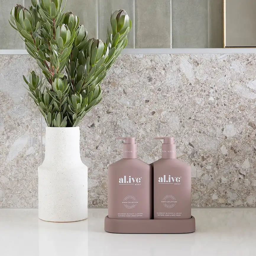 Al.ive wash + lotion duo raspberry blossom & juniper 500ml