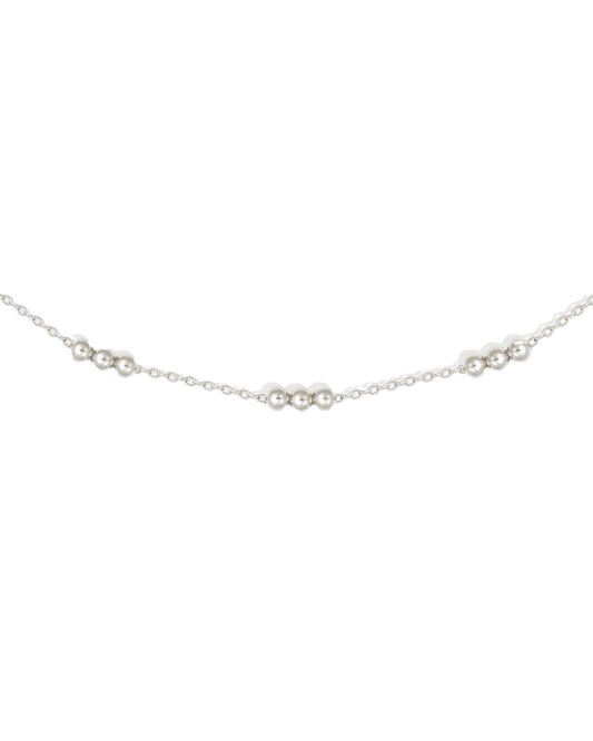 Temple of the Sun Alba station necklace silver