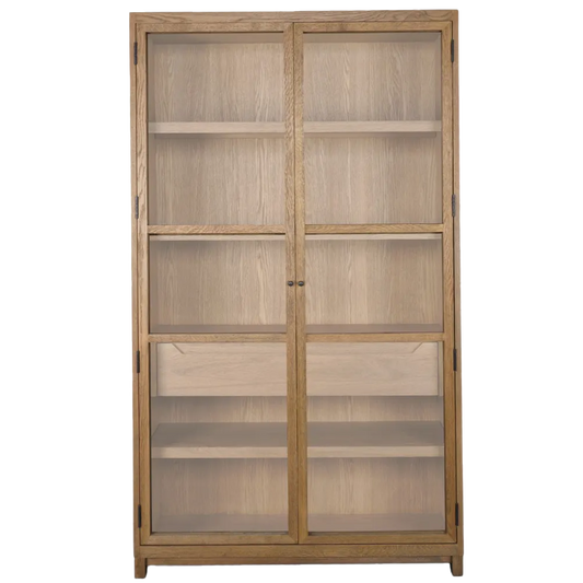 Double door oak cabinet 210cm