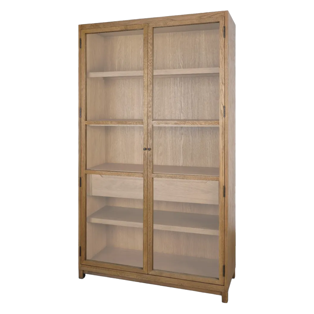 Double door oak cabinet 210cm