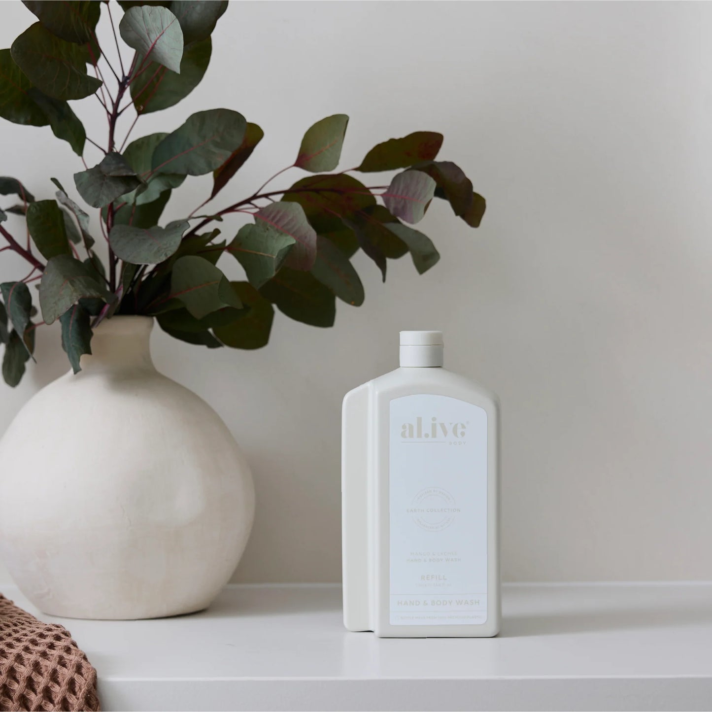Al.ive hand + body wash refill 1000ml mango & lychee